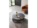 Airdrie - Modern Antique Grey Large Round Coffee Table
