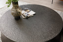 Airdrie - Modern Antique Grey Round Coffee Table Set
