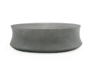 Airdrie - Modern Antique Grey Small Round Coffee Table