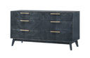 Diana - Modern Grey Ash Dresser