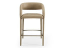 Faerron - Modern Tan Leatherette Counter Chair