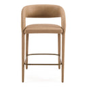 Faerron - Modern Ivory Beige Counter Chair