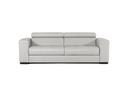 Icon - Modern Italian Grey Leather Sofa Bed