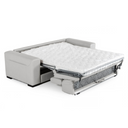 Icon - Modern Italian Grey Leather Sofa Bed