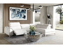 Monte Carlo - Italian Modern Cappuccino Leather Right Facing Sectional Sofa
