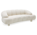 Duran - Contemporary White Fabric Accent Chair