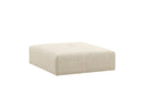 Mondo - Modern Modular Beige Fabric Armless Seat