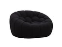 Yolonda - Modern Curved Light Grey Fabric Sofa Set