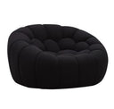 Yolonda - Modern Black Fabric Bed