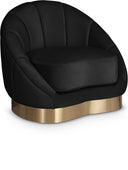 Shelly Velvet Upholstered Chair - Black