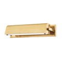 Aged Brass Garfield Picture Light 15.5" by Hudson Valley