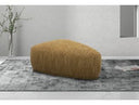 Kinsey - Modern Mustard Large River Rock Ottoman