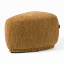Kinsey - Modern Mustard Small River Rock Ottoman