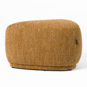 Kinsey - Modern Mustard Small River Rock Ottoman