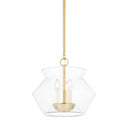 Aged Brass Edmonton Lantern 15" by Hudson Valley