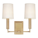 Aged Brass Clinton Wall Sconce 11" by Hudson Valley