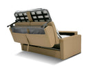 Revers - Italian Modern Desert Leather 55" Sofa bed