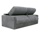 Revers - Italian Modern Grey Fabric 63" Sofa Bed