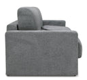 Revers - Italian Modern Grey Fabric 63" Sofa Bed
