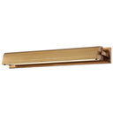 Aged Brass Garfield Picture Light 26.5" by Hudson Valley