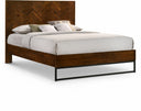 Reed Wood Bed - Brown