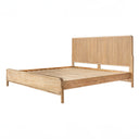 mikala - modern natural oak bed