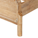 mikala - modern natural oak bed