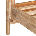 mikala - modern natural oak bed