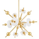 Aged Brass Maynard Chandelier 32" by Hudson Valley