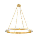 Aged Brass Wingate Chandelier 36" by Hudson Valley