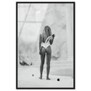 Tennis is Her Roman Empire BW | Acrylic Panel