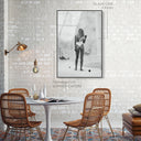Tennis is Her Roman Empire BW | Acrylic Panel
