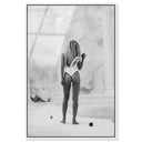 Tennis is Her Roman Empire BW | Acrylic Panel