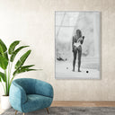Tennis is Her Roman Empire BW | Acrylic Panel