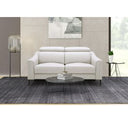 Eden - Modern White Leather Recliner Chair