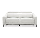 Eden - Modern White Leather Recliner Chair
