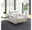 Eden - Modern Camel Leather Recliner Chair