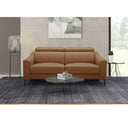 Eden - Modern Camel Leather Recliner Chair