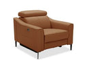 Eden - Modern Camel Leather Recliner Chair