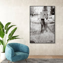 Nude Beach Reader BW I | Acrylic Panel