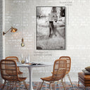 Nude Beach Reader BW I | Acrylic Panel
