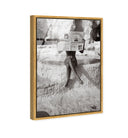 Nude Beach Reader BW I | Acrylic Panel