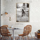 Nude Beach Reader BW I | Acrylic Panel