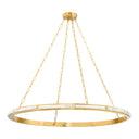 Aged Brass Wingate Chandelier 48" by Hudson Valley