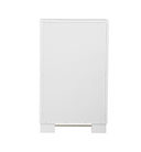 Cartier - Modern White + Stainless Steel Chest