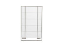 Cartier - Modern White + Stainless Steel Chest