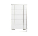 Cartier - Modern White + Stainless Steel Dresser