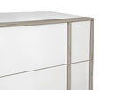 Cartier - Modern White + Stainless Steel Chest