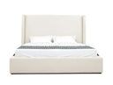 Byrne - Modern Off White Fabric Bed