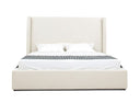 Byrne - Modern Off White Fabric Bed